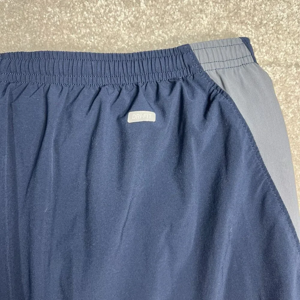 Nike Running Shorts‎ Men L Blue Gray 7